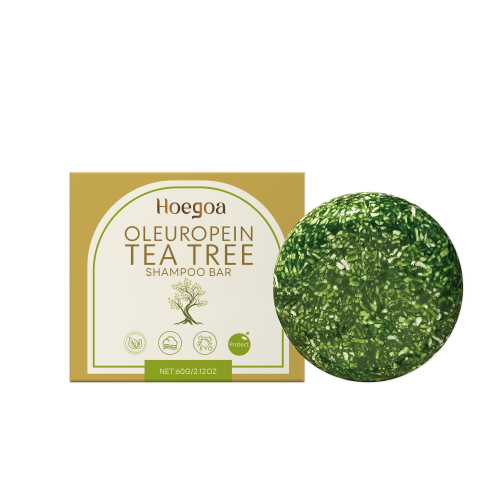 Hoegoa 橄榄苦苷茶树洗发皂 植物成分清洁头发温和呵护滋养头皮