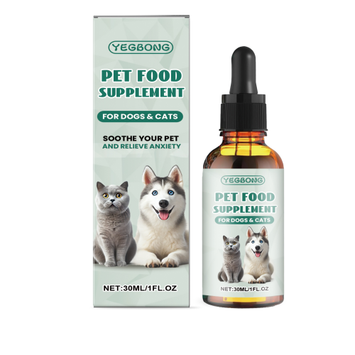 Yegbong 宠物膳食补充剂 方便喂食有效缓解猫狗不适易吸收舒缓滴剂