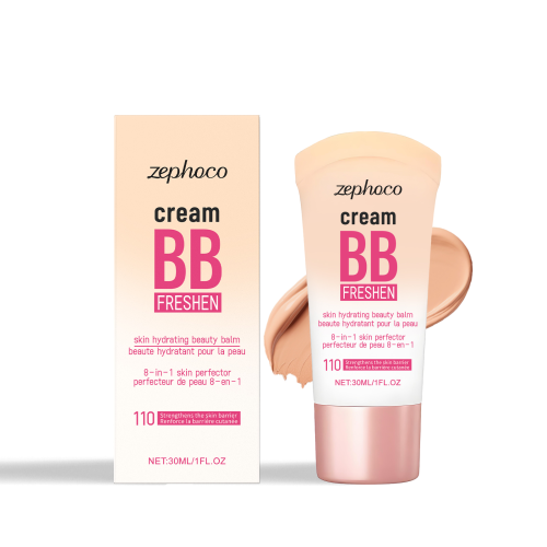 zephoco 自然色亮肤遮瑕BB霜 温和滋润自然轻薄保湿焕亮上妆遮瑕