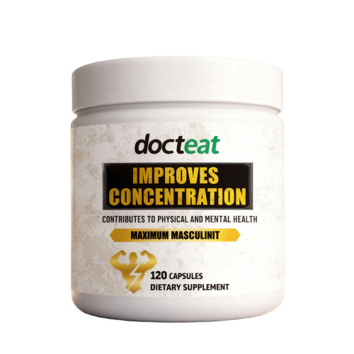 Docteat 男性护理胶囊 男性日常耐力支持温和呵护草本膳食补充剂