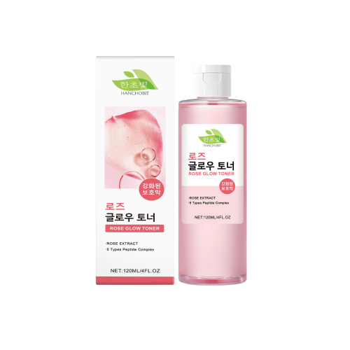 HANCHOBIT 玫瑰焕彩爽肤水 清爽细腻滋养补水光泽日常面部护理