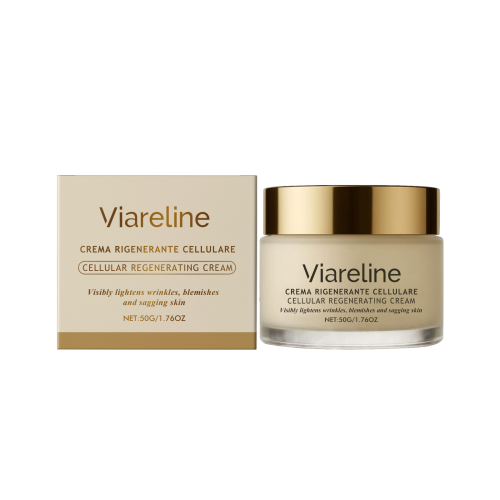 Viareline 面部护理霜 护理面部肌肤水润肤质细腻妆前轻盈保湿霜