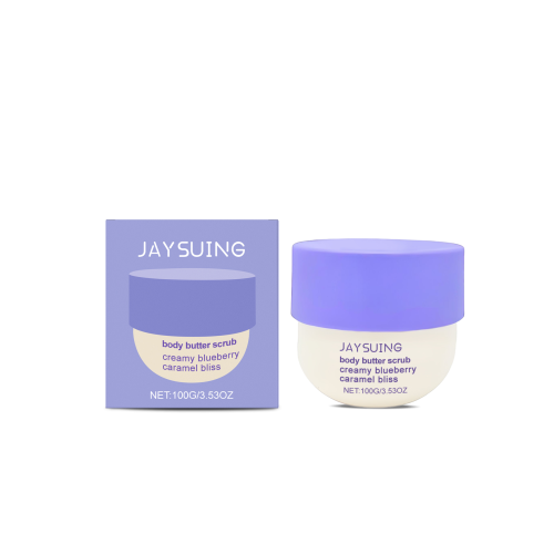 Jaysuing 蓝莓焦糖身体磨砂膏 温和清洁身体去角质柔润滋养保湿
