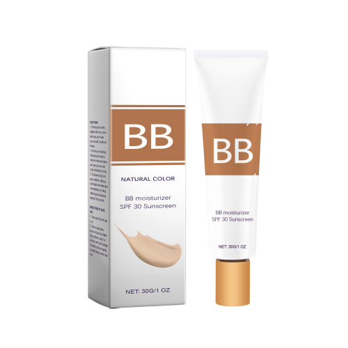 AMZ 保湿防护BB霜（自然色） 保湿遮瑕轻薄底妆隔离粉底液裸妆自然肤色
