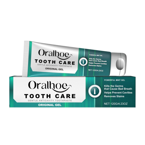 Oralhoe 薄荷清新护理牙膏 护龈清洁牙渍牙垢薄荷清新口气亮泽牙齿